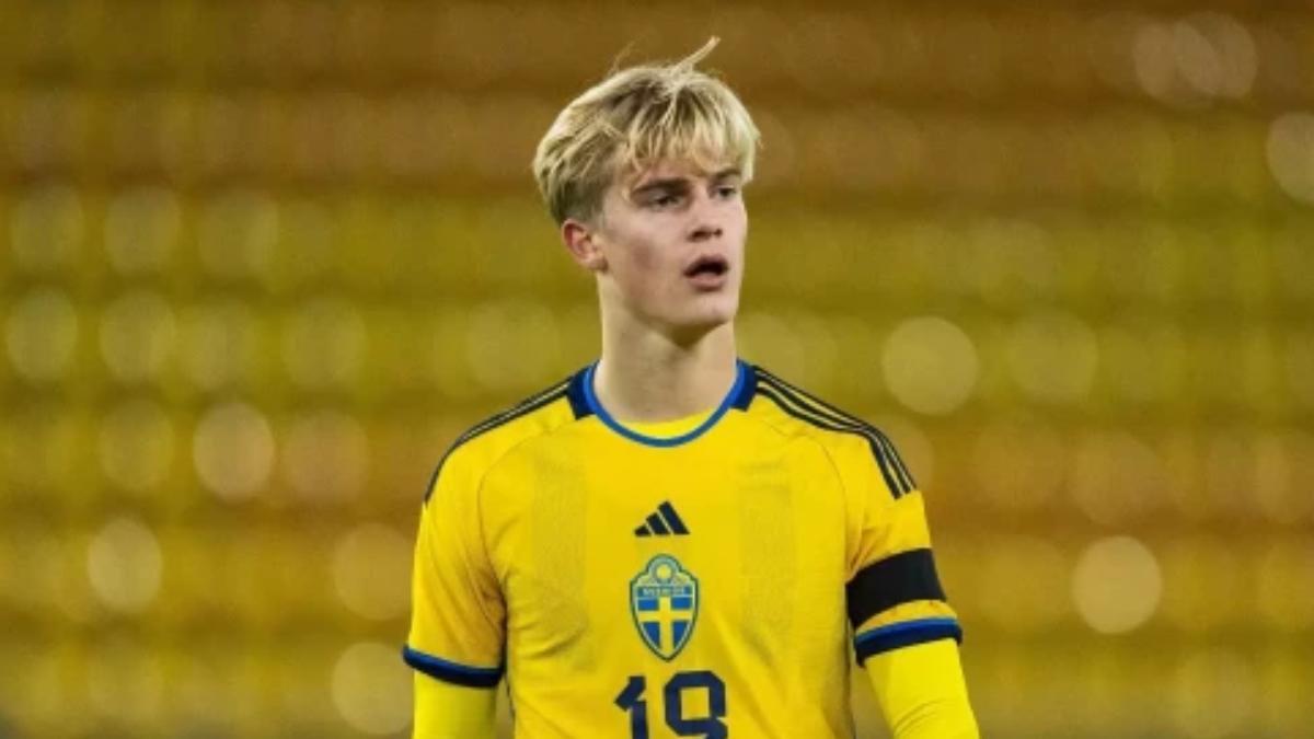 Lucas Bergvall, jugador de Suecia