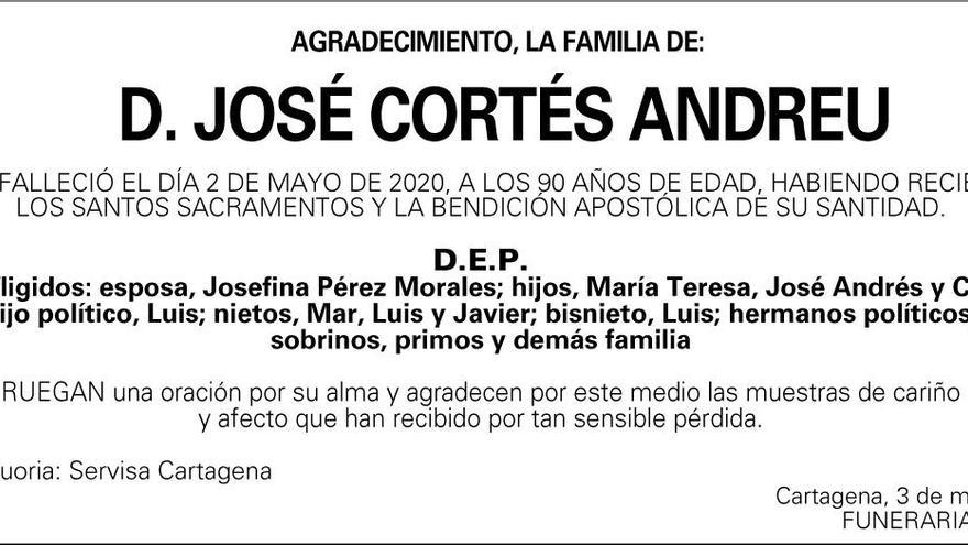 D. José Cortés Andreu