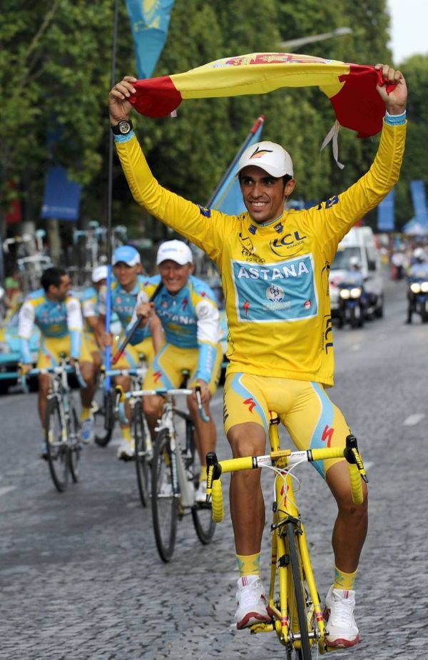 Contador, campeón del Tour de Francia