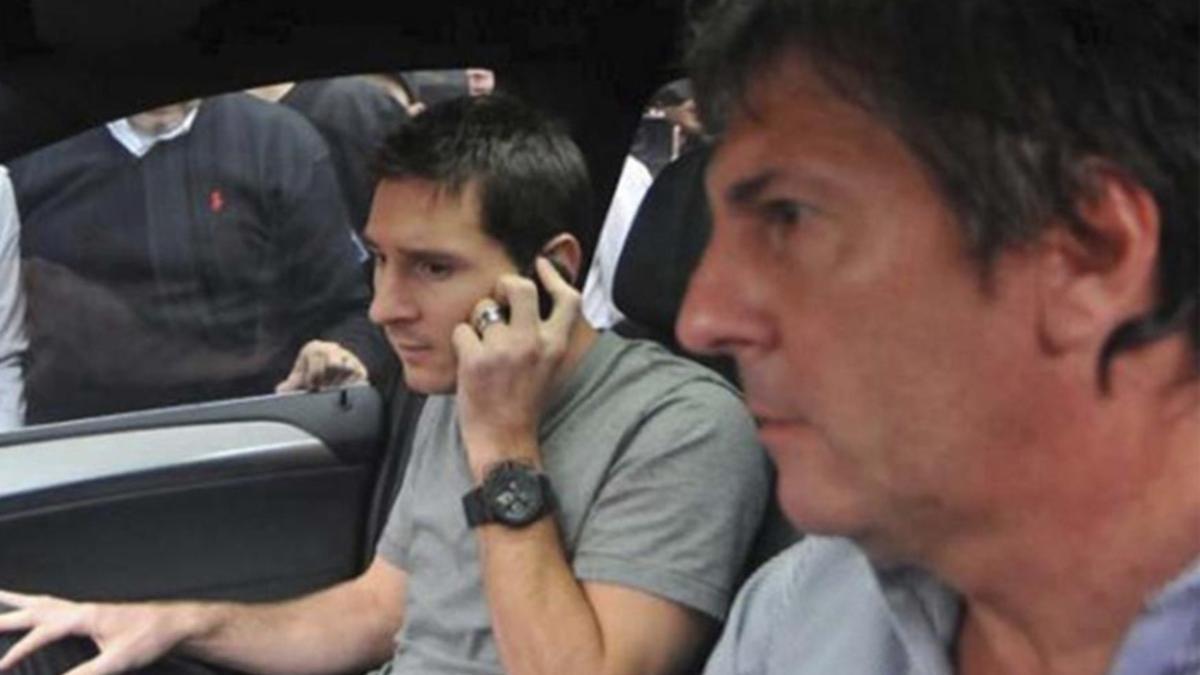 Jorge y Leo Messi