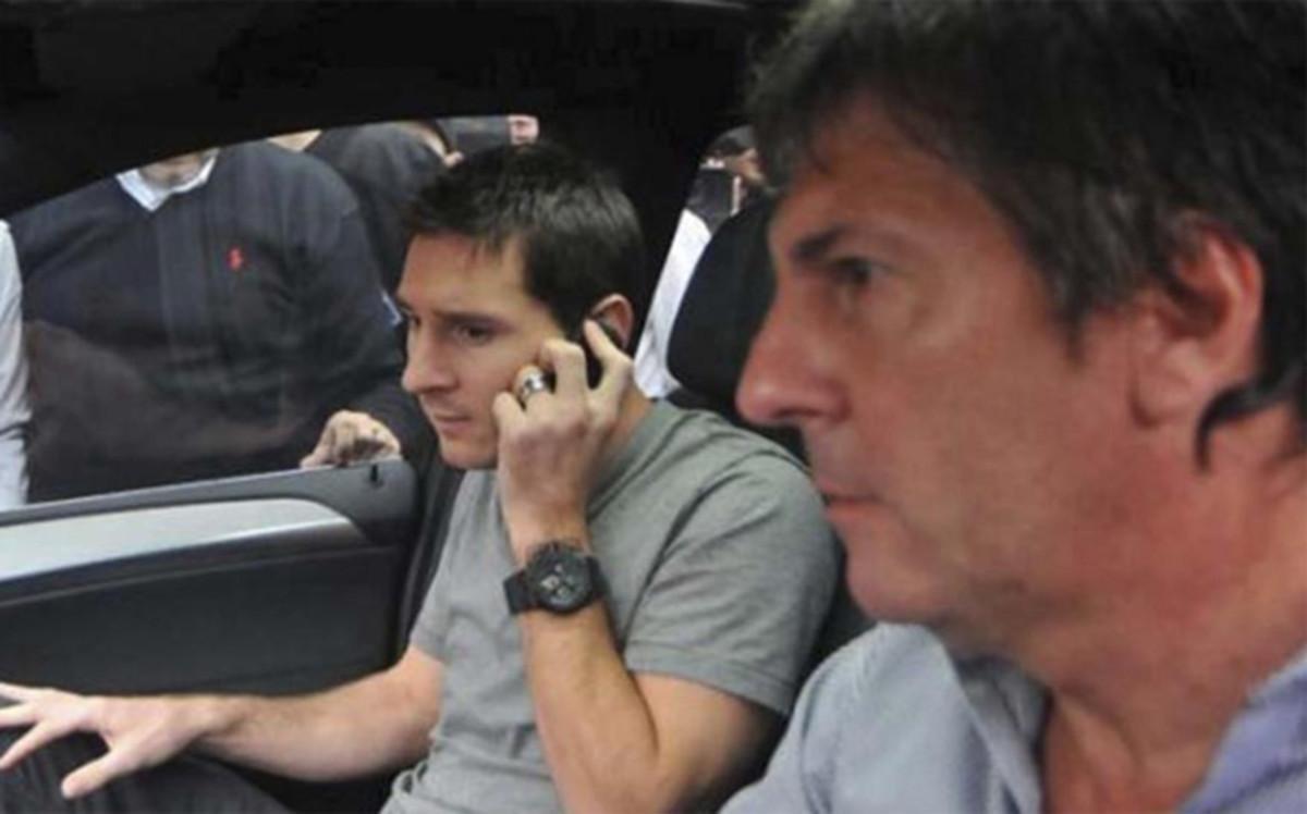 Jorge y Leo Messi