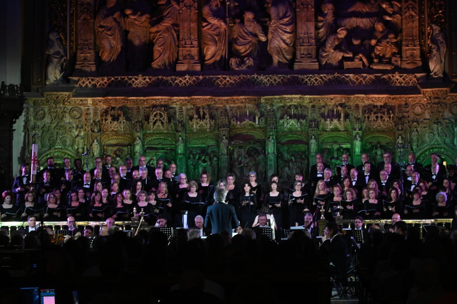 En imágenes | Concierto del Teatro Real en la Basílica del Pilar por los 225 años del Teatro Principal de Zaragoza