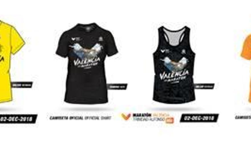 Así son las camisetas del Maratón, Medio Maratón y 10K Valencia T