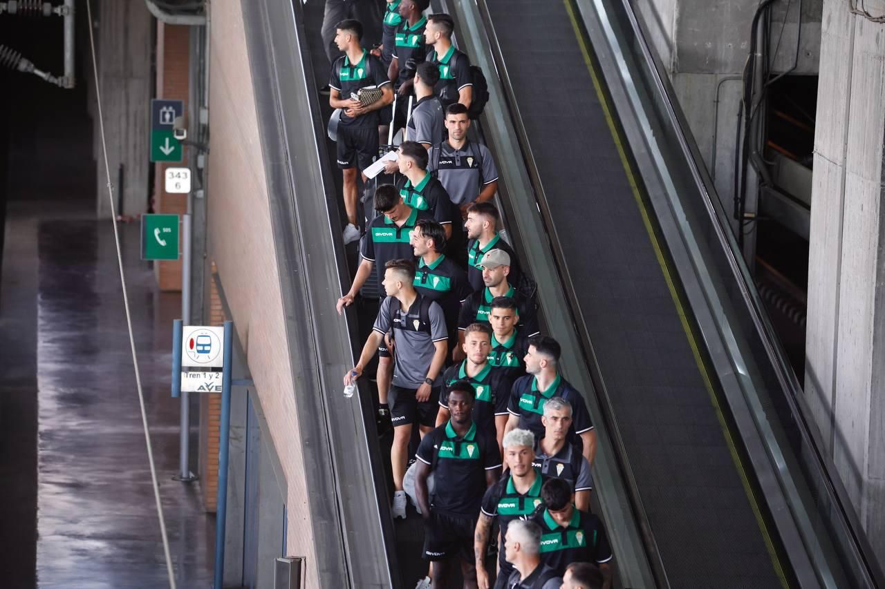 La despedida del equipo blanquiverde, en imágenes