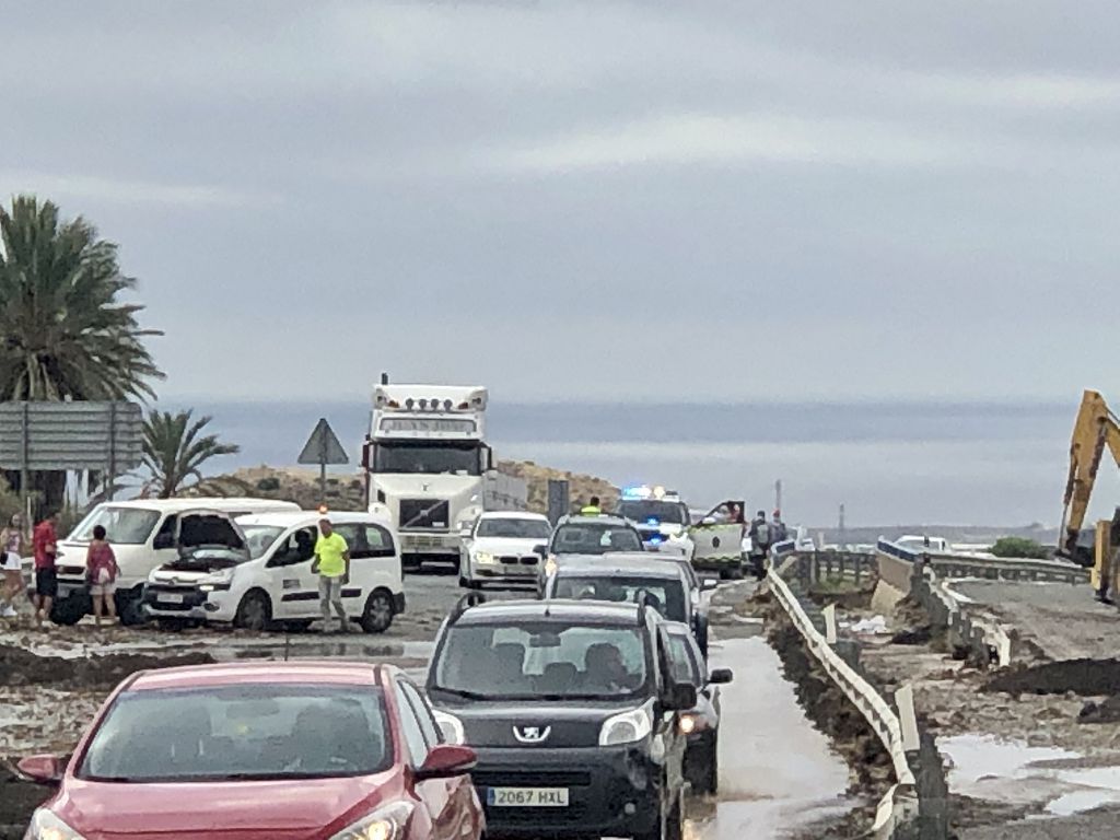 Estas son las imágenes que deja la DANA a su paso por Águilas