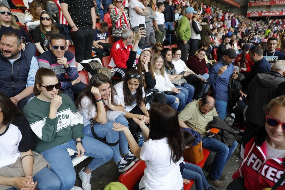 El derbi femenino de Gijón, en imágenes