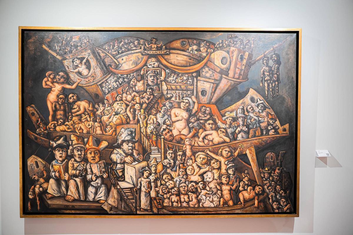 A barca Espacial, Laxeiro (1961)