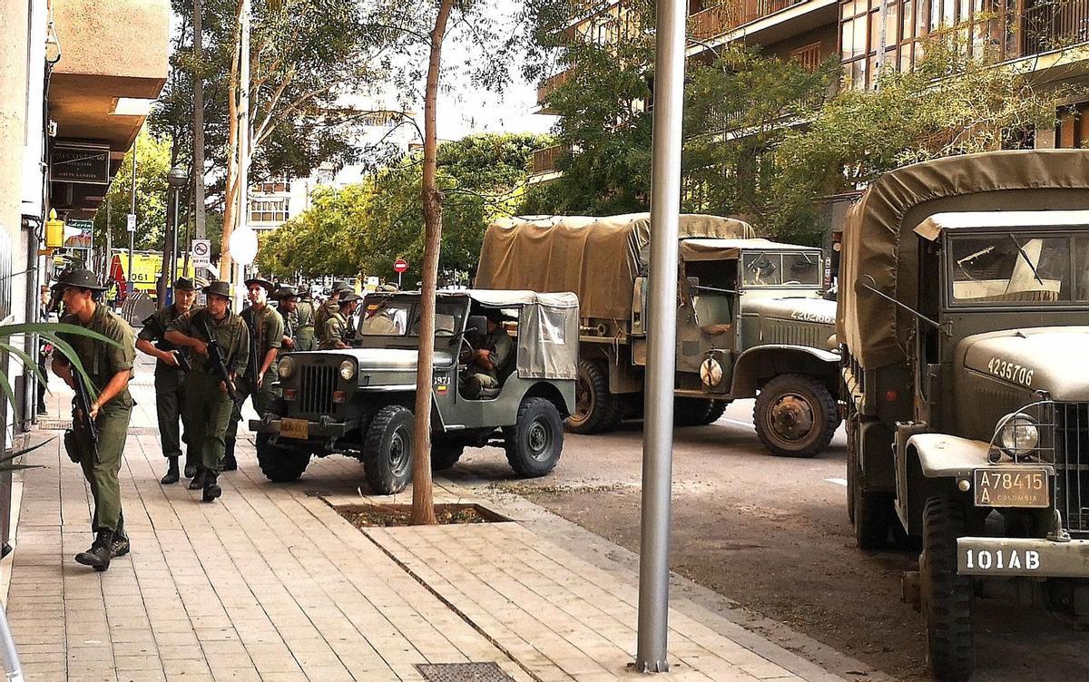 Festnahme in Bogotá: Gedreht wurden die Szenen im Carrer Joan Alcover in Palma.