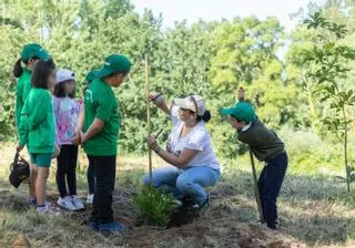 Niños que repoblan Tomiño