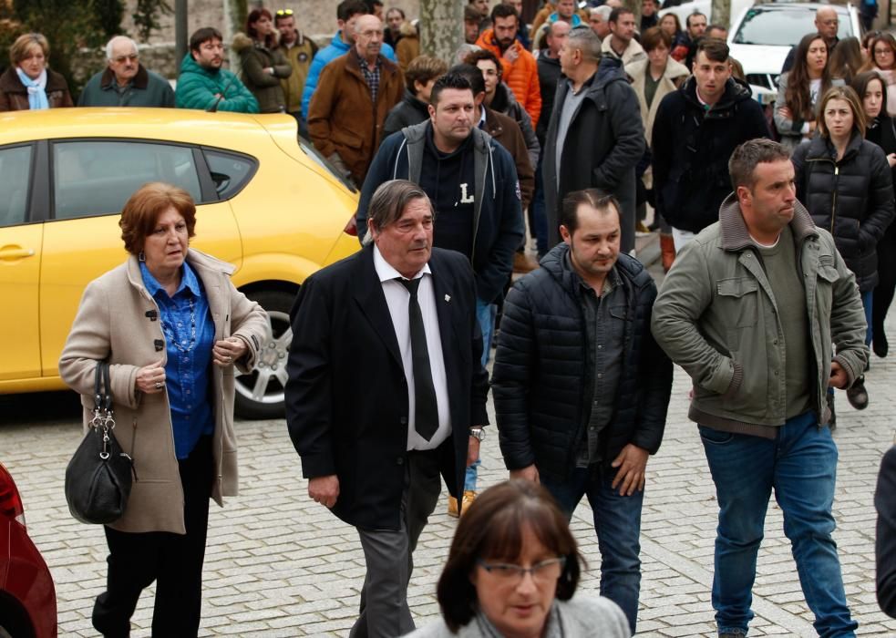 Funeral por Adrián ,Gancedo, víctima del apuñalamiento mortal de Villaviciosa