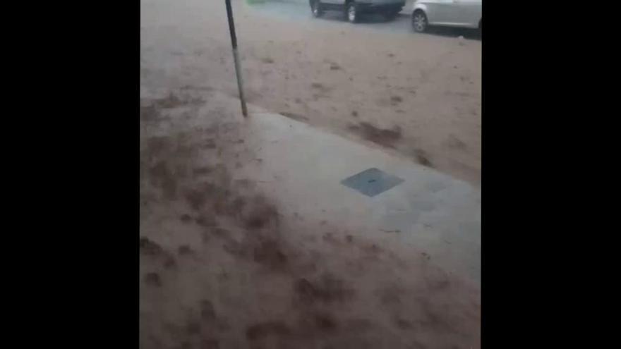 Tromba de agua en Villanueva de la Concepción