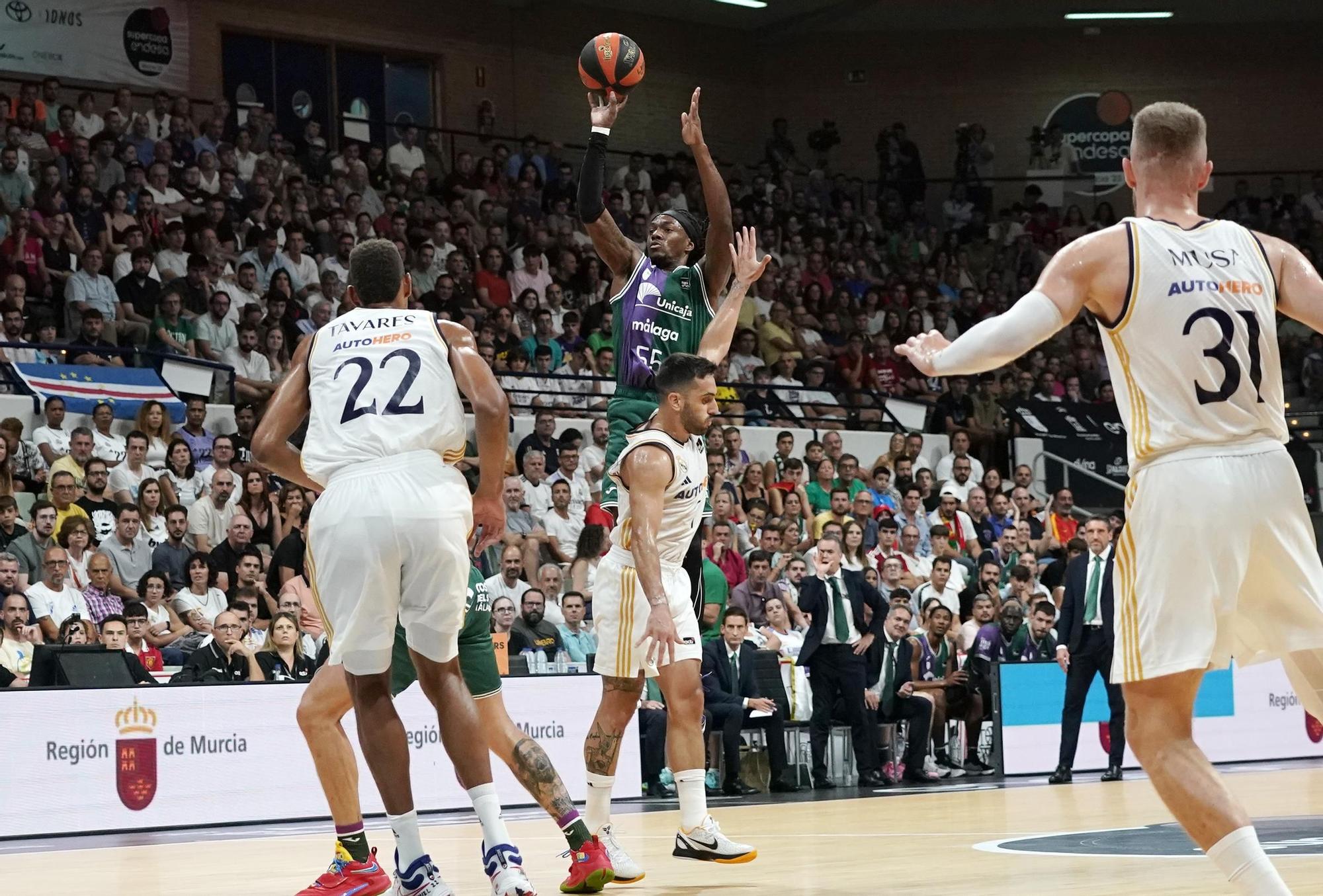 Unicaja - Madrid, final de la Supercopa Endesa 2023