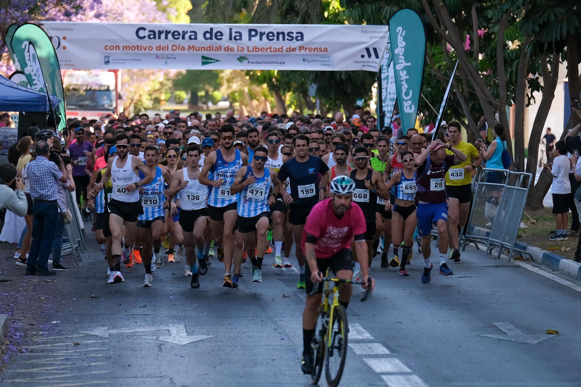 Más de 1.000 personas corren por la Libertad de Prensa en Málaga