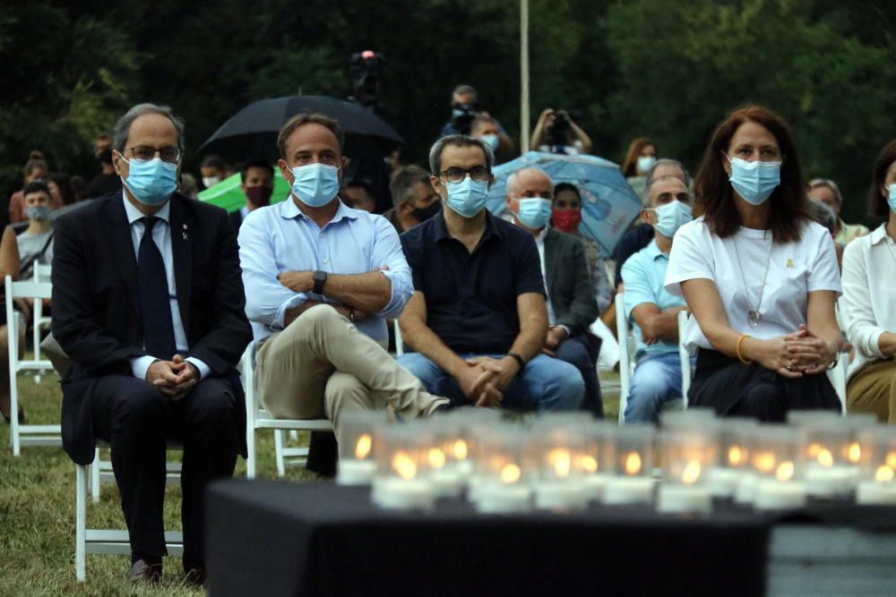 Acte d'homenatge a les víctimes de la covid-19 a Girona