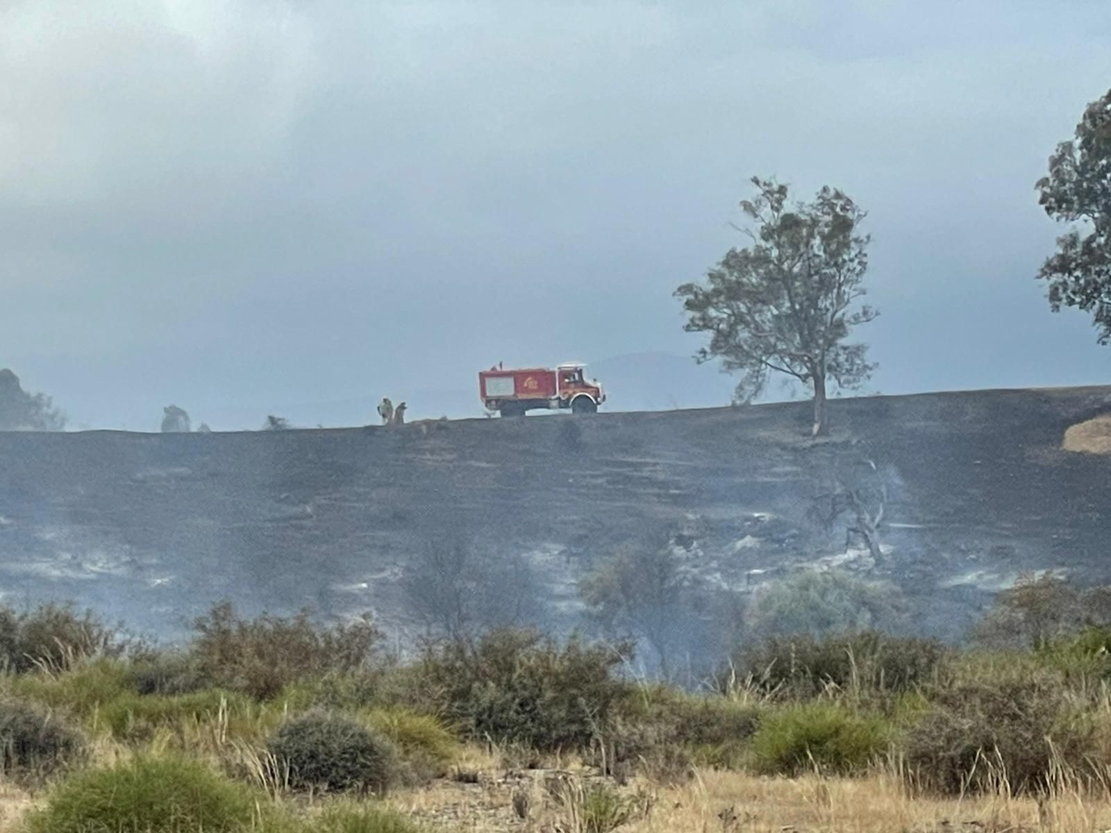 Incendio del paraje Cerro del Mesto de Mijas