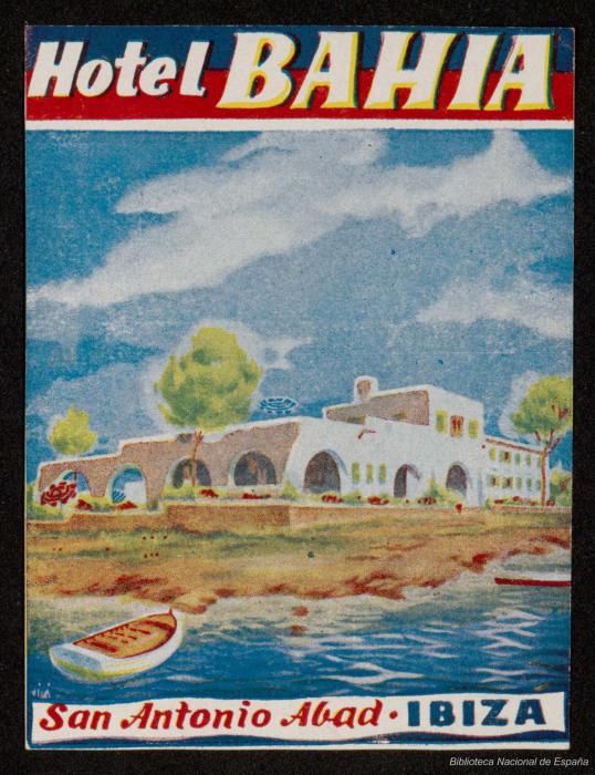 Publicidad de los hoteles de Ibiza antes de las redes sociales