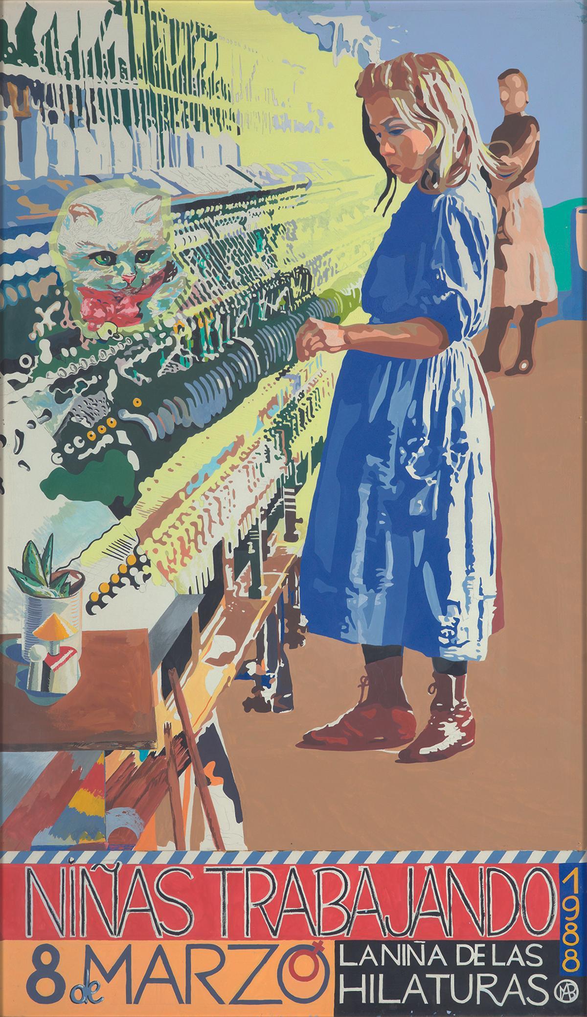 "La niña de las hilaturas", de Mabel Lavandera.
