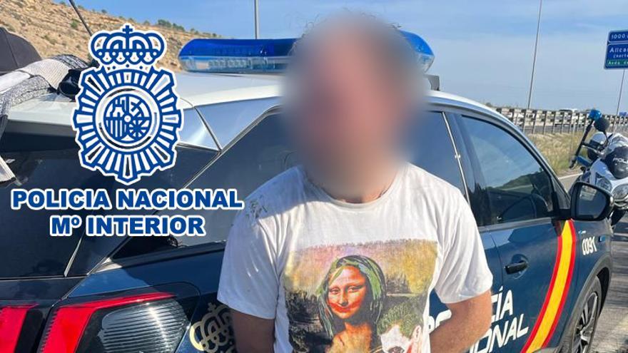 Carrera campo a través para capturar a dos ladrones en Alicante