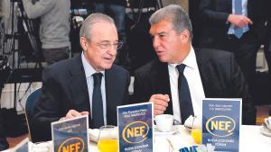 Florentino Pérez y Joan Laporta, presidentes del Real Madrid y el Barcelona.