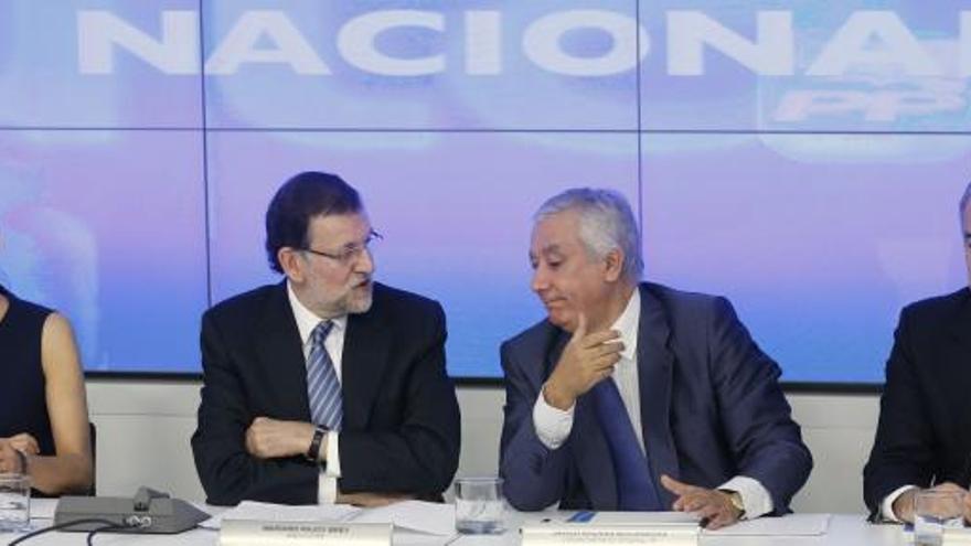 Rajoy ha presidido la reunión de la cúpula del PP.