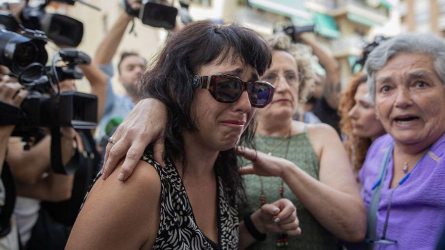Juana Rivas, el pasado martes. |  Antonio L. Juárez