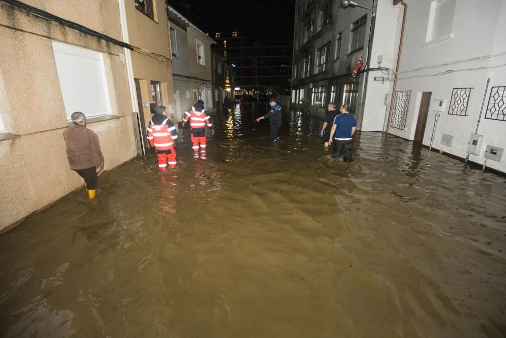 Los efectos de la borrasca Elsa en Galicia