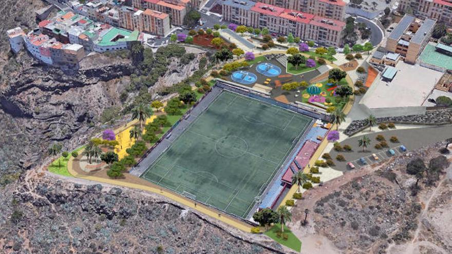 Seis millones para mejorar el parque de Lomo Blanco y el del antiguo Estadio Insular