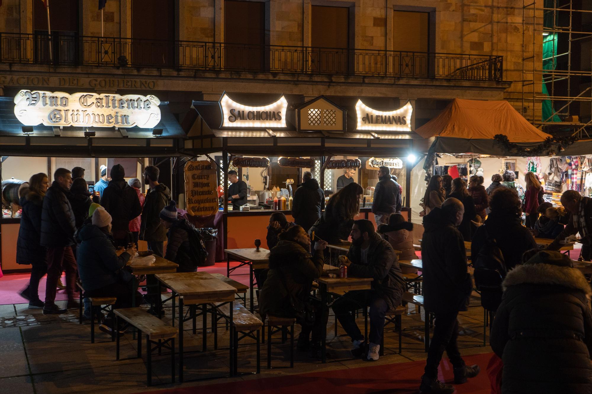 El mercado de Navidad de Zamora, en imágenes