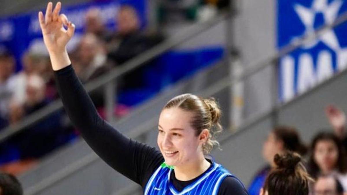Marta García, aquesta temporada amb el conjunt mallorquí.