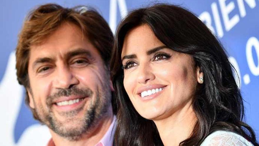 Penélope Cruz, junto a Javier Bardem.