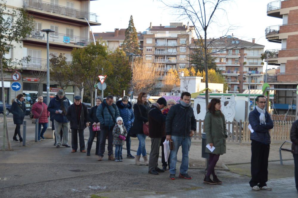 Votació al col·legi situat a Hisenda