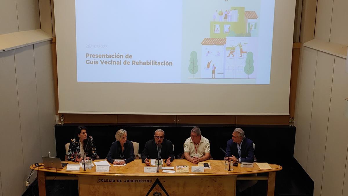 Presentación de la guía vecinal de rehabilitación de vivienda.