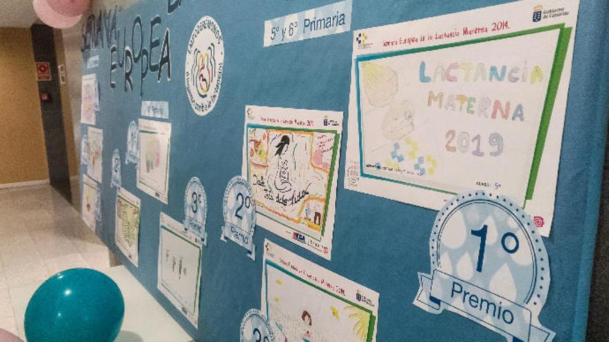 Parte de los trabajos presentados al concurso de dibujo de La Candelaria.