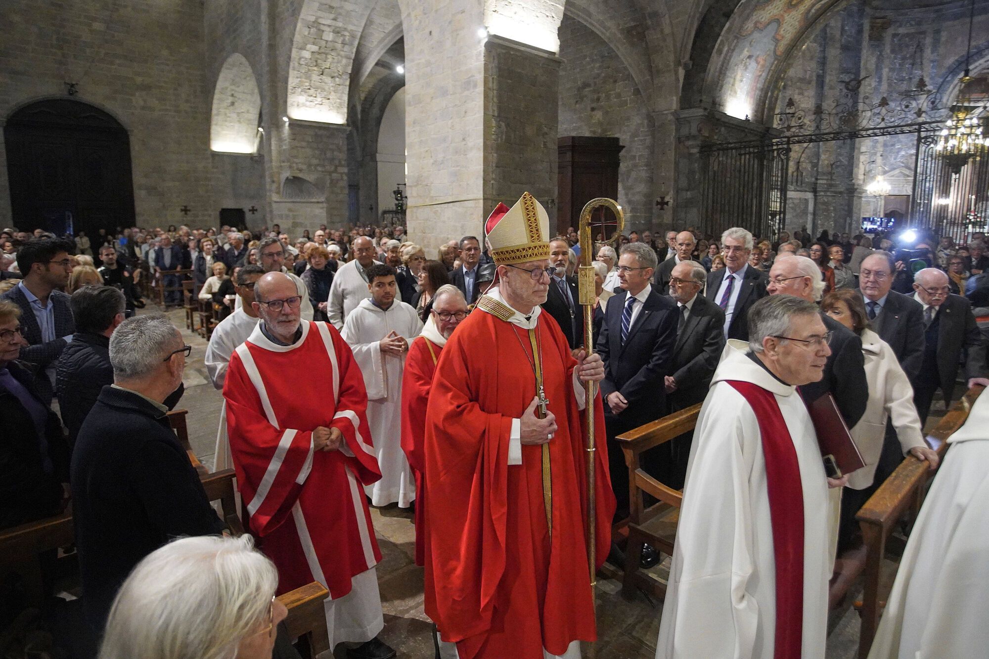 Girona Basílica de Sant Feliu missa de Sant Narcís El Bisbe de Girona evoca Sant Narcís per combatre "la guerra, la fam i la manca d'una vida digna"