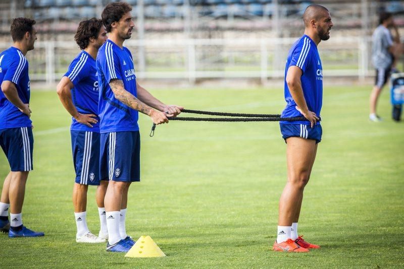 Entrenamiento del Real Zaragoza del 24 de julio