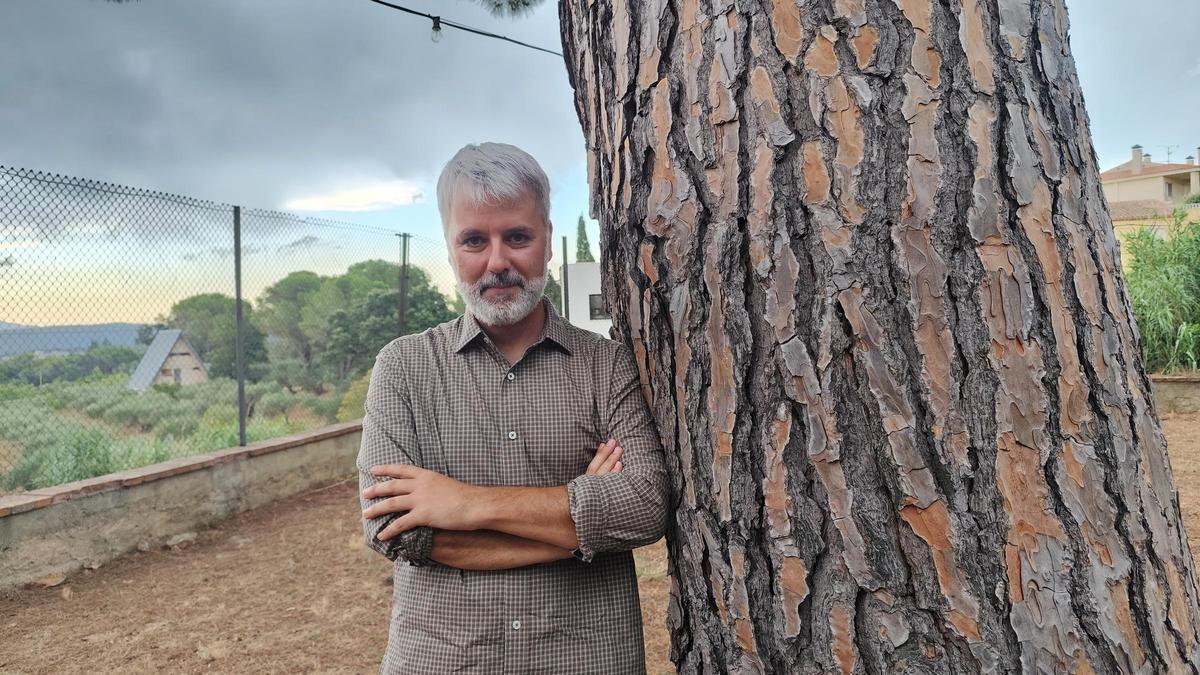 El periodista i escriptor Pere Francesc Rom va passar per Agullana aquest passat divendres.