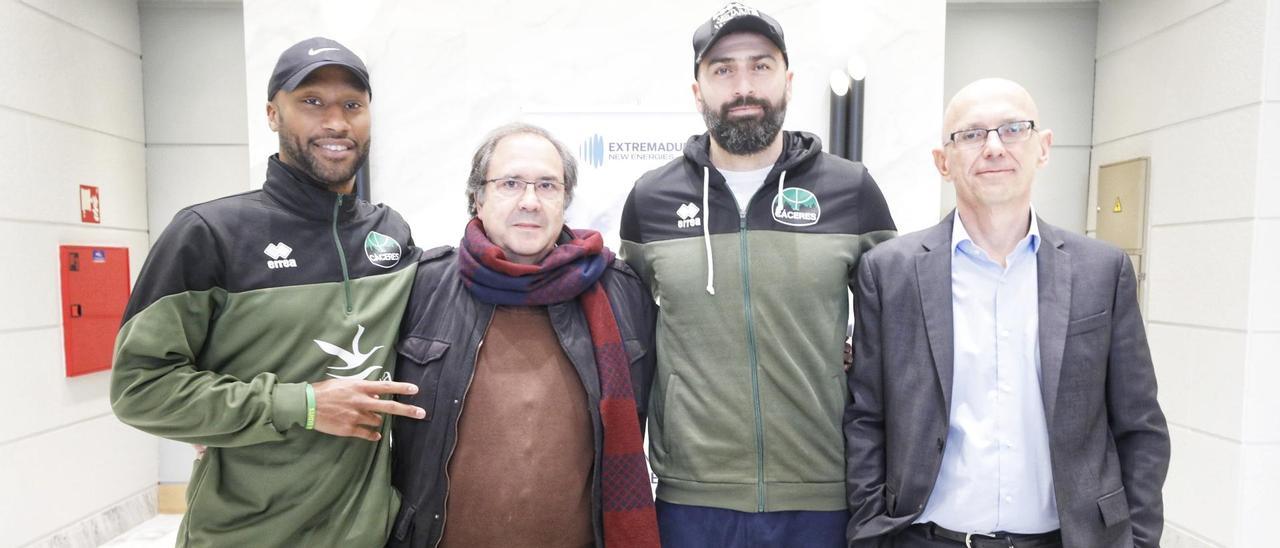 Kenny Hasbrouck, José Manuel Sánchez, Kostas Vasileiadis y Ramón Jiménez.