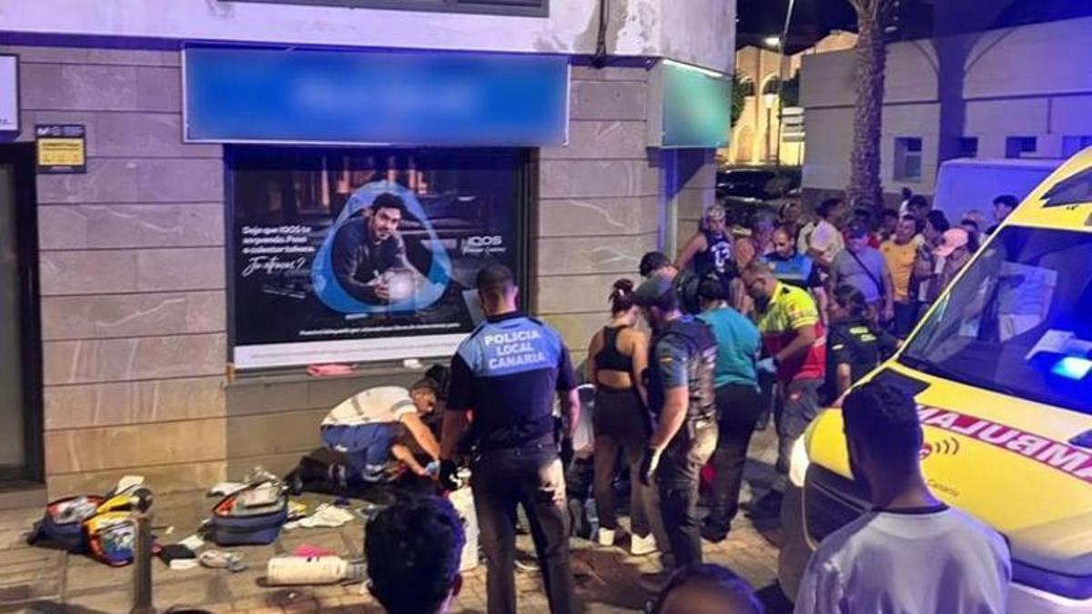 Un hombre, muy grave tras ser apuñalado en el cuello en Gran Tarajal