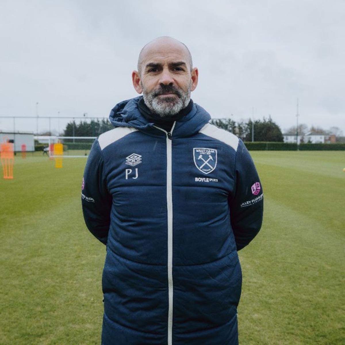 Paco Jémez, en su primer día de trabajo en el West Ham.