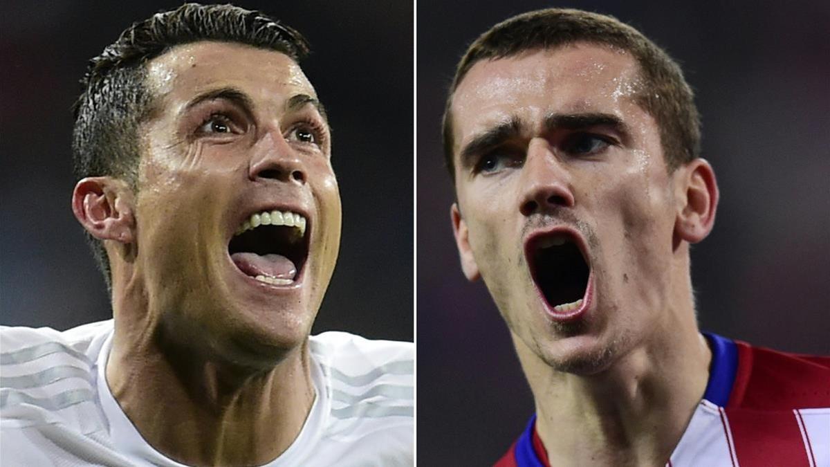 Cristiano y Griezmann se citan en el Wanda en su peor momento