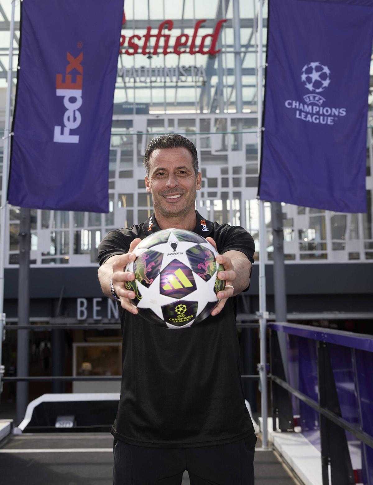 Ludovic Giuly, ex futbolista del Barça, atendió a SPORT en su reciente visita a Barcelona para la Champions