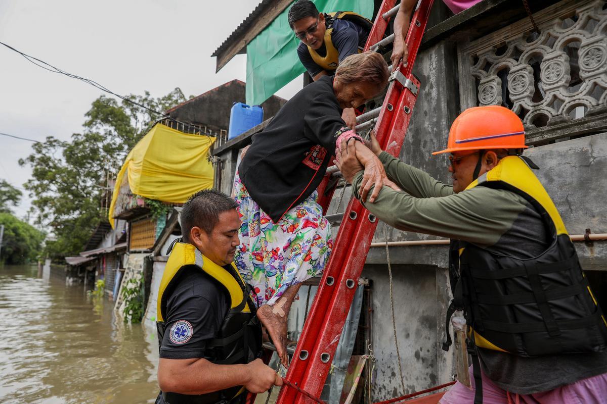 Inundaciones fuertes en Filipinas