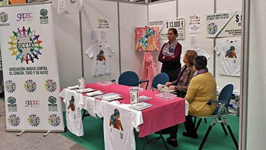 Presencia de la asociación Unidos Contra el Cáncer de Toro en la pasada edición de la feria Ifeza, en Zamora.