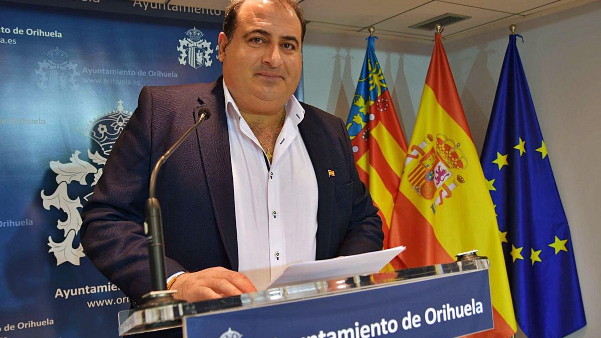 The Councilor for Infrastructure, Ángel Noguera. The Councilor for Infrastructure, Ángel Noguera.