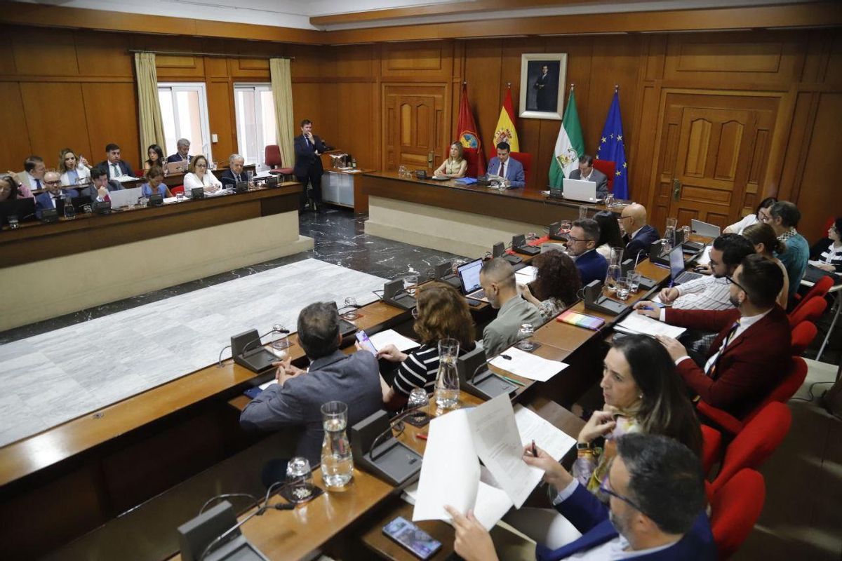Pleno de junio en el Ayuntamiento de Córdoba.