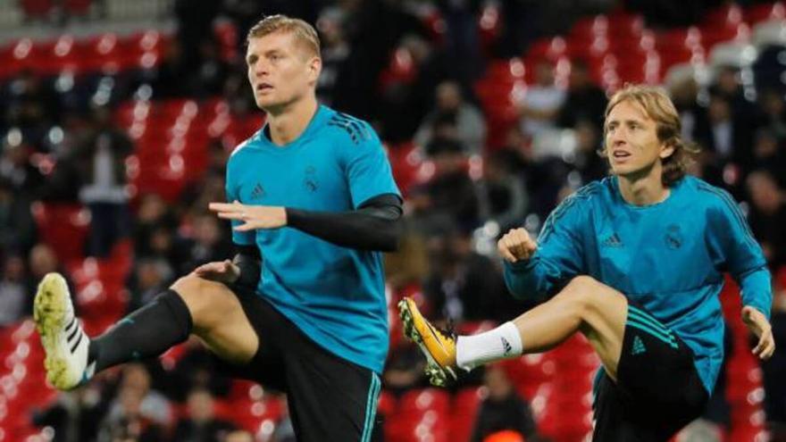 Incertidumbre en torno a Modric y Kroos