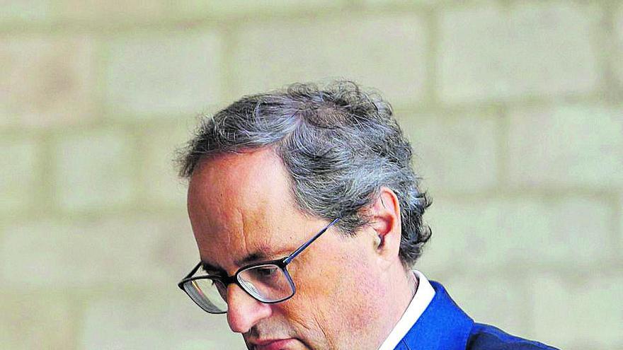 El ja expresident de la Generalitat, Quim Torra |