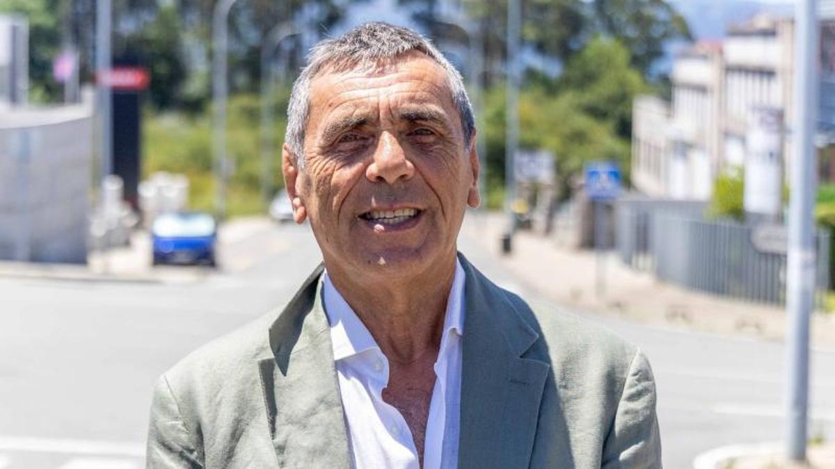 Julio Bernárdez, presidente de la Federación Gallega de Baloncesto.