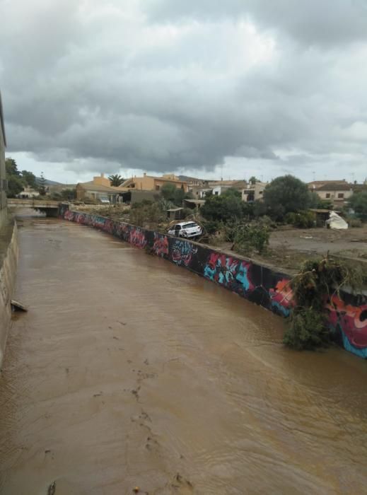 Sant Llorenç am Tag nach der Flut.