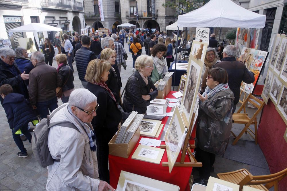 Fira de pintura, d'alimentació i d'artesans i brocanters a les Fires de Girona